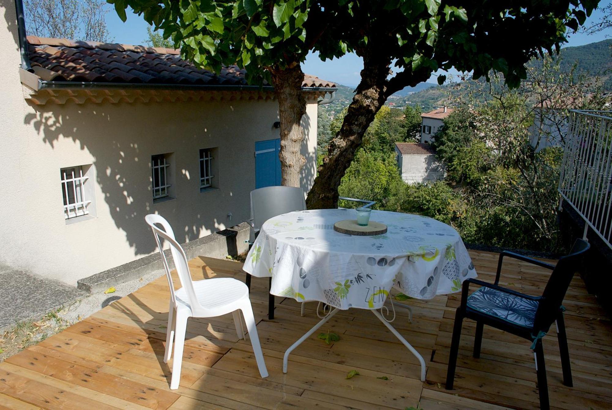 Nid Douillet - Les Fargettes - Superbe Vue - Charmante Petite Maison Avec Jardin - 2 Pieces A Privas Eksteriør bilde